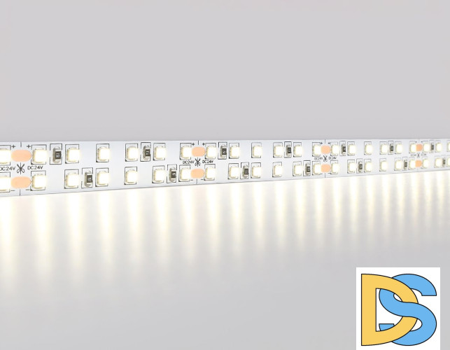 Светодиодная лента двухрядная Ambrella Light LED Strip 24В 2835 24Вт/м 4500K 5м IP20 GS3702