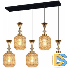 Подвесная люстра Reluce 02003-0.9-05L AMBER