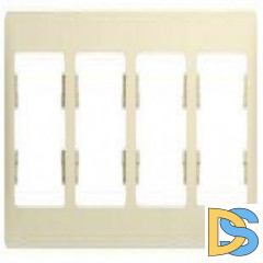 Рамка 4-ая (четверная), Молочный, серия Glossa, Schneider Electric