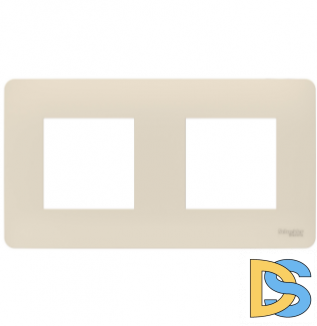 Рамка 2-я, Бежевая/Бежевая, Schneider Electric Unica Studio New