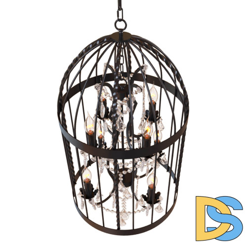 Подвесная люстра LOFT IT Vintage birdcage Loft1891/8