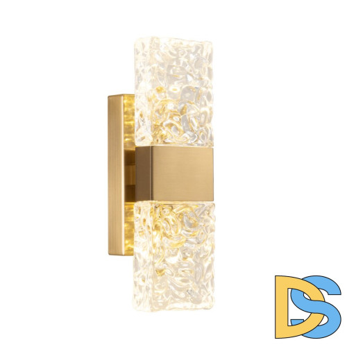 Настенный светильник DeLight Collection Wall lamp 88068W gold/clear