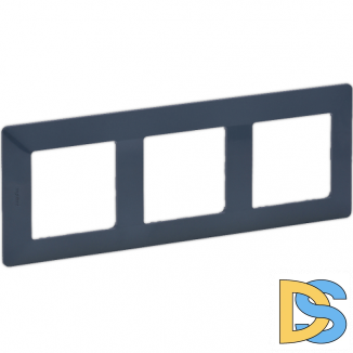 Рамка Legrand Valena Life 3 поста Лазурь 754093