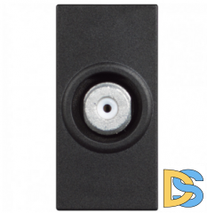 Розетка SAT черная 1 модуль Btichino Classia