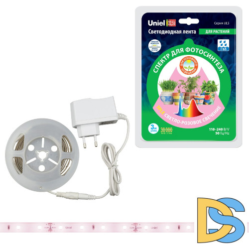 Светодиодная лента Uniel ULS-P71-2835-42LED/m-IP65-3M-SPLE RRP24C00 UL-00008924