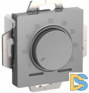 Терморегулятор для теплого пола , Алюминий, серия Atlas Design, Schneider Electric