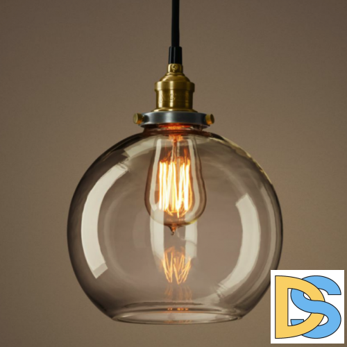 Подвесной светильник ImperiumLoft Loft Clear Glass Sphere Cloche 191634-22