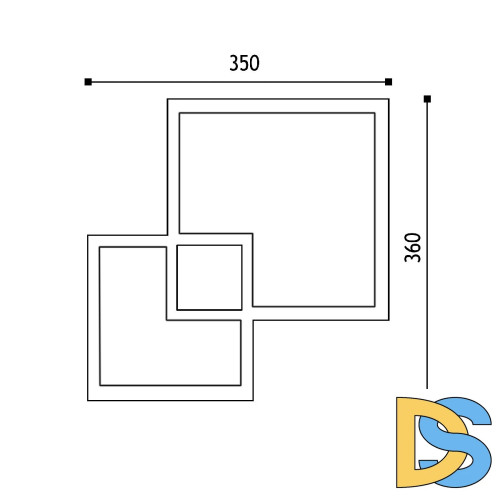 Настенный светильник Elvan BR-46424-24W-WW-Wh