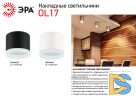 Накладной светильник ЭРА OL17 GX53 BK Б0049028