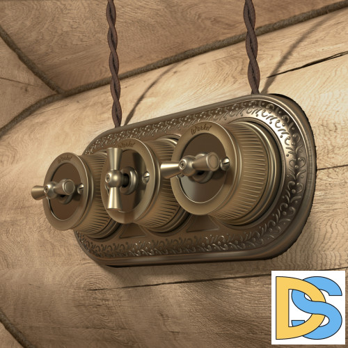 Выключатель двухклавишный Werkel 4690389166631 W5720012 a050767