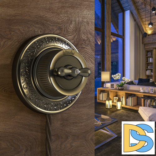 Выключатель двухклавишный Werkel 4690389166631 W5720012 a050767