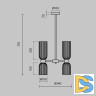 Подвесная люстра Maytoni Antic MOD302PL-06GR