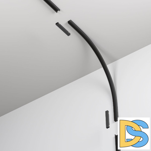 Коннектор радиусный внутренний Maytoni Basity TRA172ICL-R300-11B