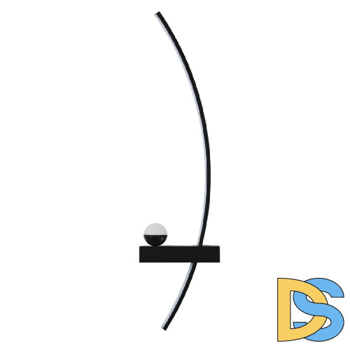 Настенный светильник Escada Ray 10220/2LED Black R