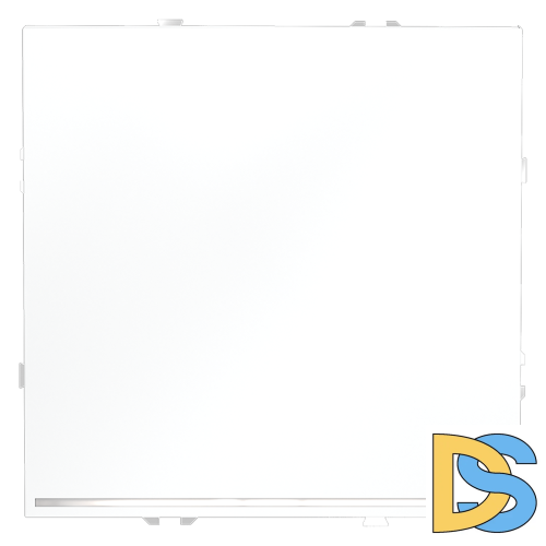 Проходной переключатель встраиваемый VOLTUM S70 одноклавишный с подсветкой 10А, (белый матовый)