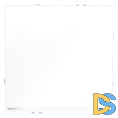 Проходной переключатель встраиваемый VOLTUM S70 одноклавишный с подсветкой 10А, (белый матовый)