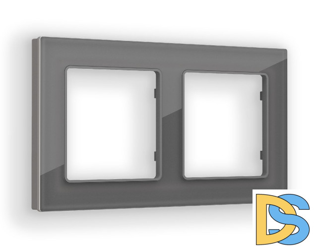 Рамка двухместная Ambrella Volt Platos AF330652