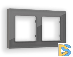 Рамка двухместная Ambrella Volt Platos AF330652