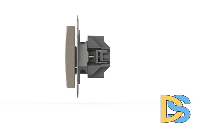 Розетка для TV с экраном (проходная) ELBI Zena Vega 609-010300-272