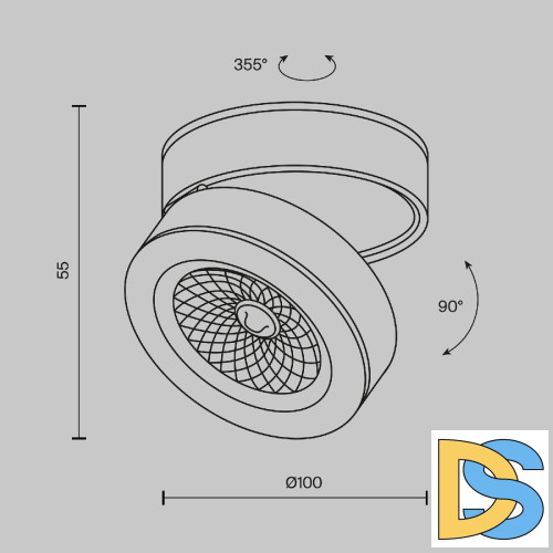 Светодиодный спот Maytoni Alivar C022CL-L12W4K