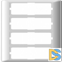 Рамка 4-ая (четверная), Белый, серия Wessen 59, Schneider Electric