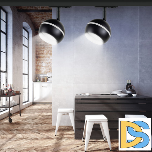 Трековый светильник Эра TR47 - GX53 BK Б0054156