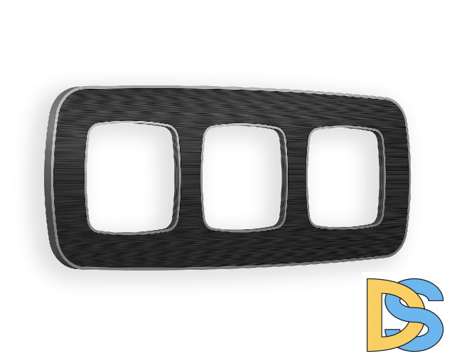 Рамка трехместная Ambrella Volt Coint OF640533