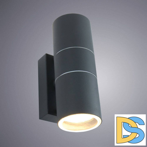 Уличный настенный светильник Arte Lamp Sonaglio A3302AL-2GY