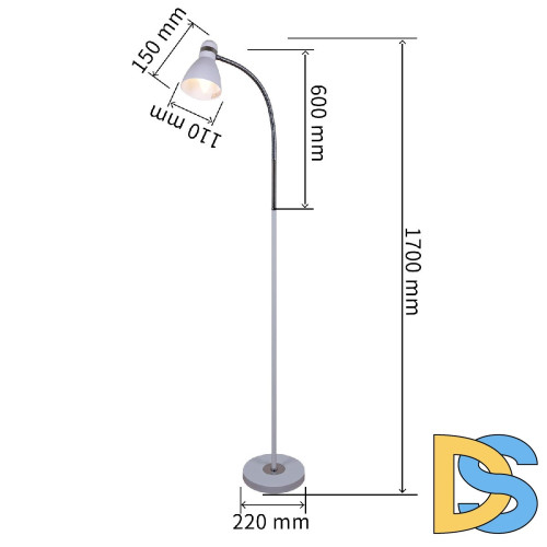 Торшер Reluce 03714-0.6-01 WH