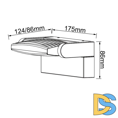 Уличный настенный светильник Mantra Hood 8895