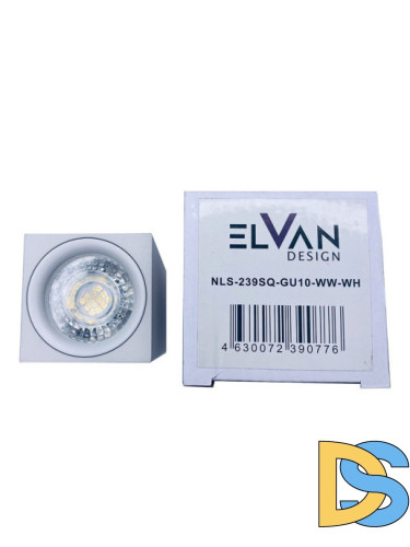 Накладной светильник Elvan NLS-239SQ-GU10-WW-WH