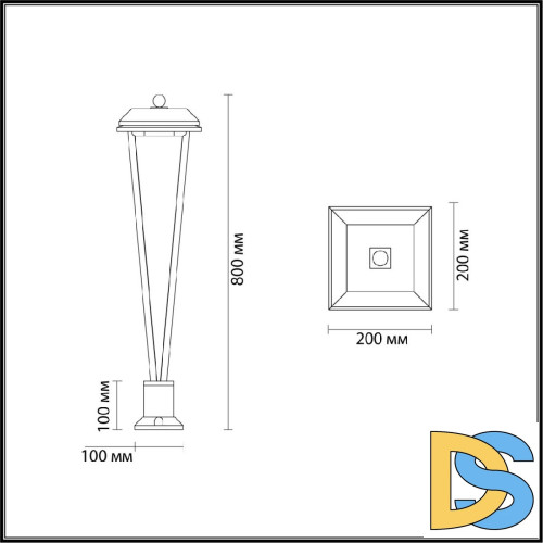 Ландшафтный светильник Odeon Light Bearitz 6655/12GL