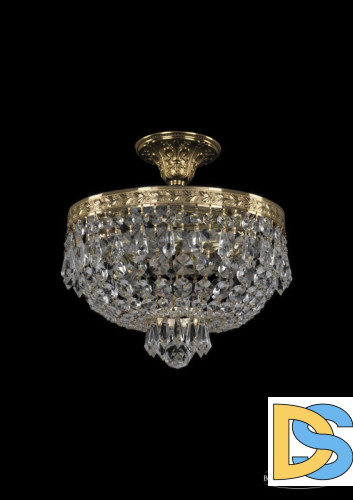 Люстра на штанге Bohemia Ivele Crystal 19271/25IV G