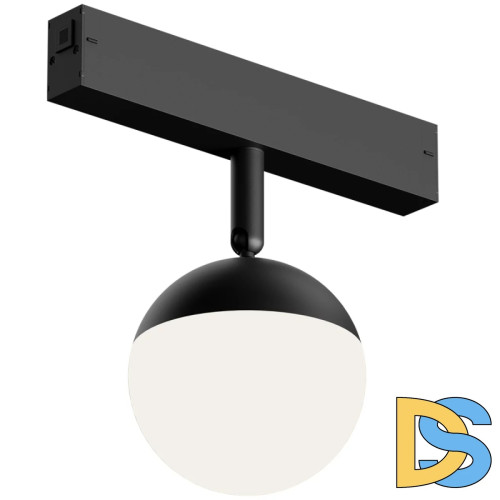 Трековый однофазный светильник Denkirs Smart Moon DK8055-BK