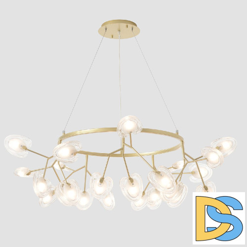 Подвесная люстра Crystal Lux SOLE SP25 GOLD