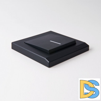 Рамка на 1 пост (черный) W0011808