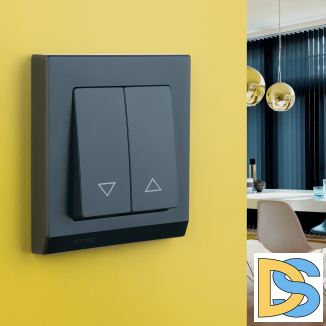 Рамка на 1 пост (черный) W0011808