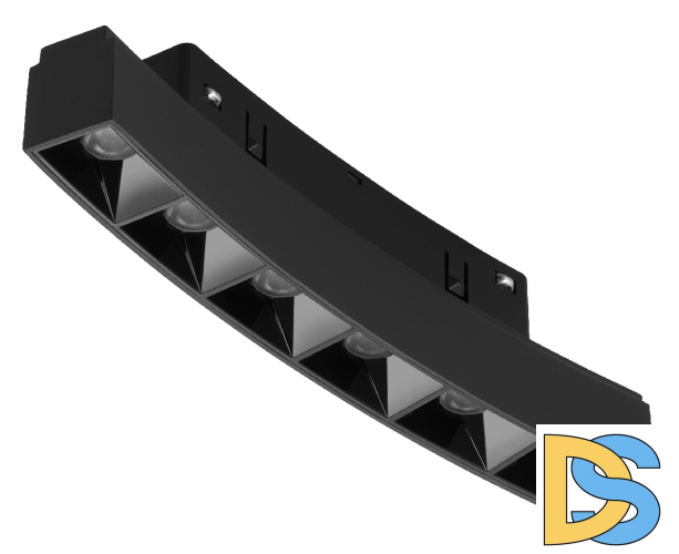 Трековый магнитный светильник iLedex Vision 4822-037-L176-D1500-6W-110DG-3000K-BK
