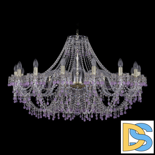 Подвесная люстра Bohemia Ivele Crystal 1410/16/400 G V7010