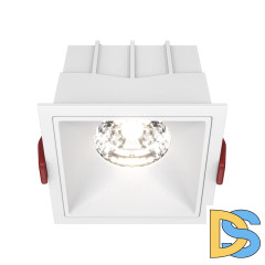 Встраиваемый светильник Maytoni Technical Alfa LED DL043-01-15W4K-SQ-W