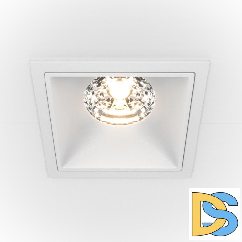 Встраиваемый светильник Maytoni Technical Alfa LED DL043-01-15W4K-SQ-W