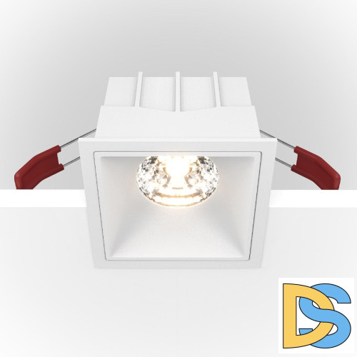 Встраиваемый светильник Maytoni Technical Alfa LED DL043-01-15W4K-SQ-W