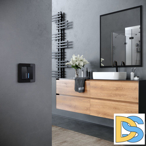 Рамка на 1 пост Werkel Acrylic (черный) W0012708