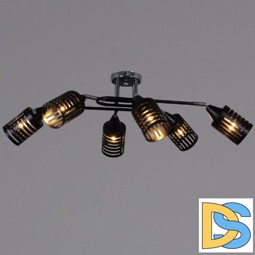 Потолочная люстра Reluce 70052-3.3-06 CR+BK