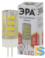 Лампа светодиодная Эра G4 5W 2700K LED JC-5W-220V-CER-827-G4 Б0027857