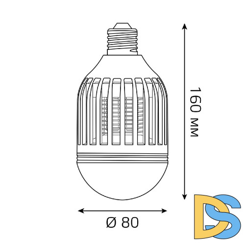 Лампа светодиодная антимоскитная Gauss E27 6W 3500K белая GMQ01