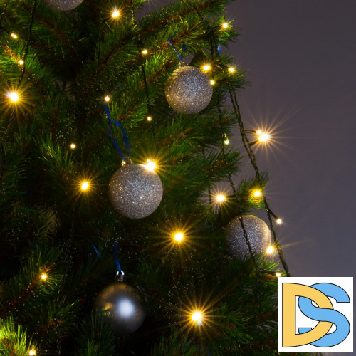 Светодиодный занавес Eurosvet 200-003 теплый белый 0,45*1,5м IP20