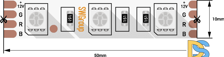 Светодиодная лента SWG SWG560-12-14.4-RGB-M 007268