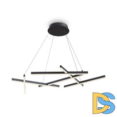 Подвесная люстра Maytoni Line MOD016PL-L80BK