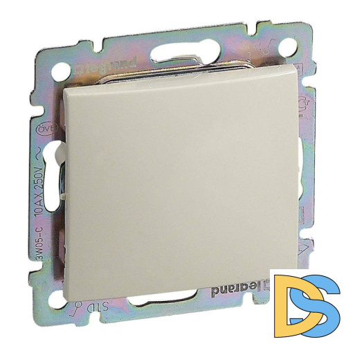 Переключатель одноклавишный промежуточный Legrand Valena 10A 250V IP44 слоновая кость 774197